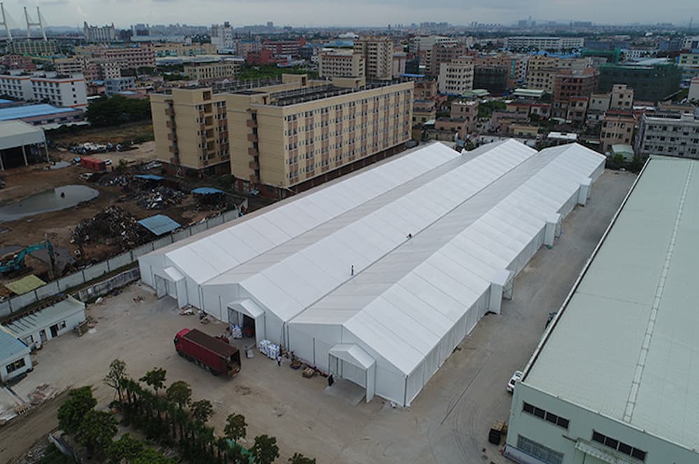 20x115m USA Large Storage Tent Project