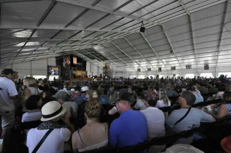 Exterior view of 50x100m American Large Conference Tent by Superb Holaj Tent