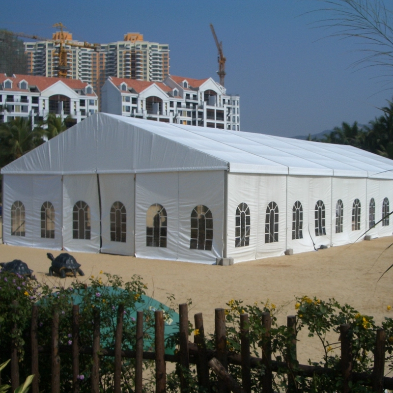 15x30m Nigeria Church Tent front view for outdoor worship events