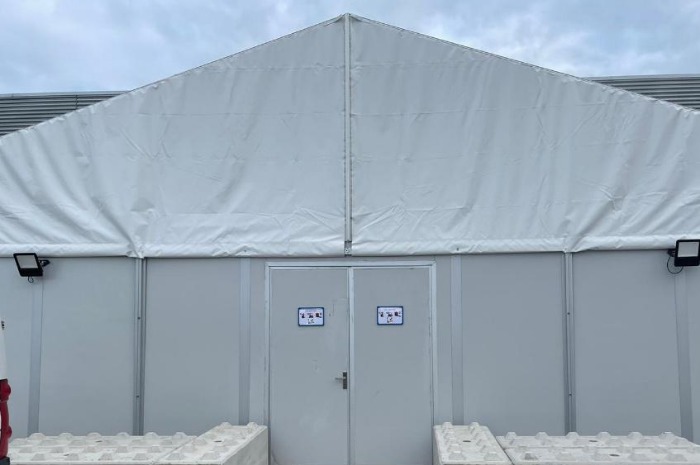 15x15m UK Workshop Tent