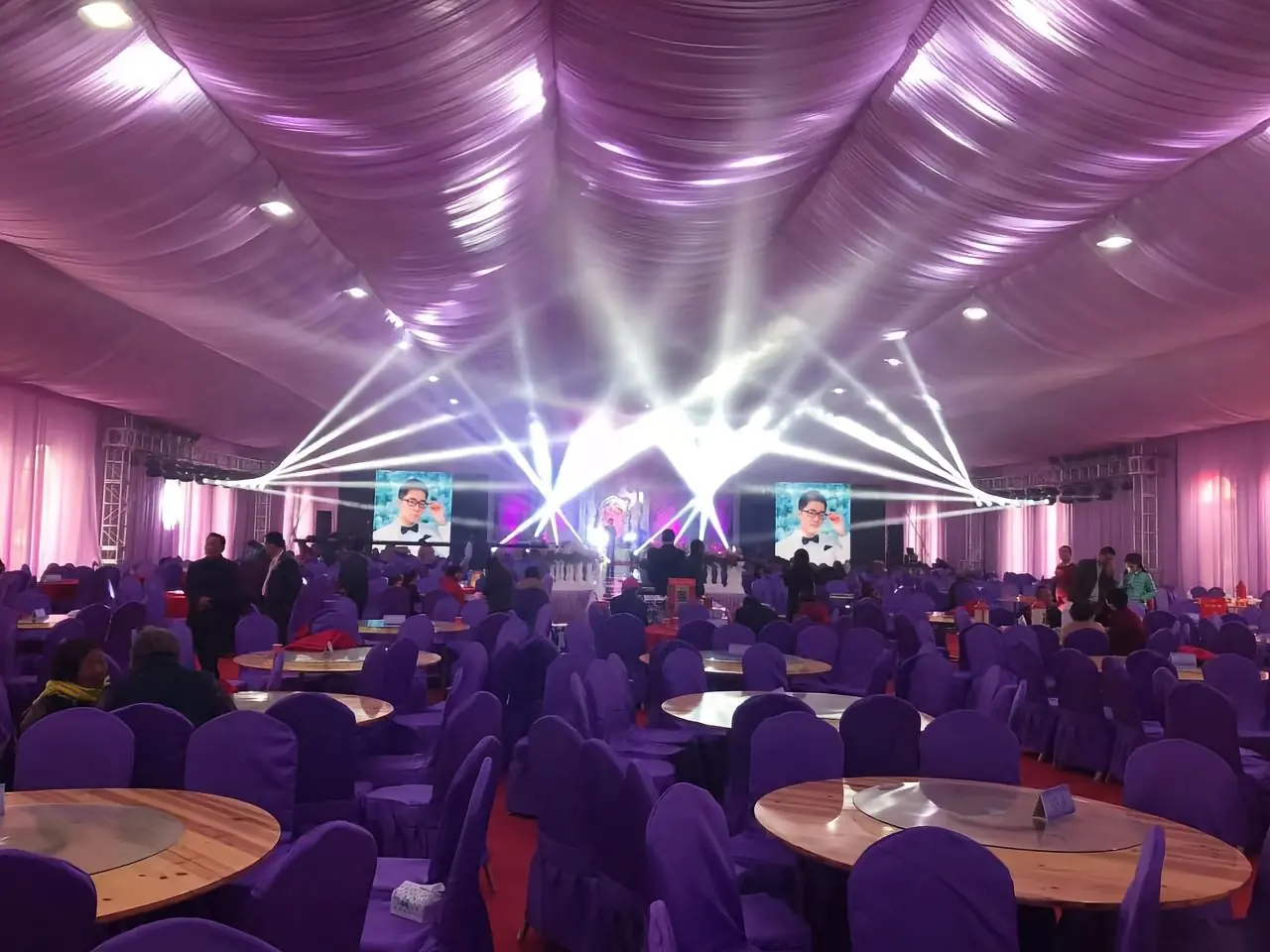 Inside view of Kenya Bridal 30X40m Tent by Superb Holaj Tent, showing elegant decor for Kenyan weddings, perfect for 300-450 guests.