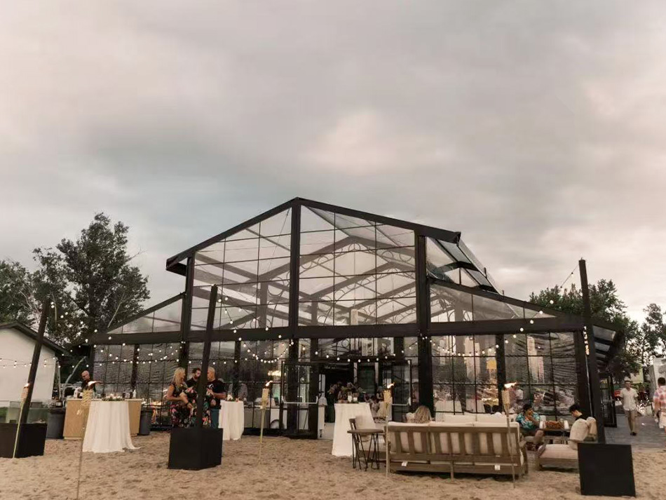 Wedding tents made in China with German technology come in a variety of styles